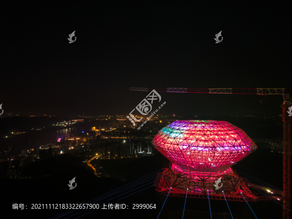 梧州市西江明珠寶石塔夜景