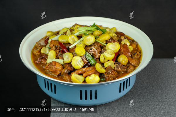 板栗炒雞
