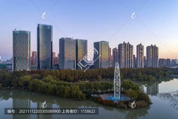 江蘇淮安缽池山公園城市風(fēng)光