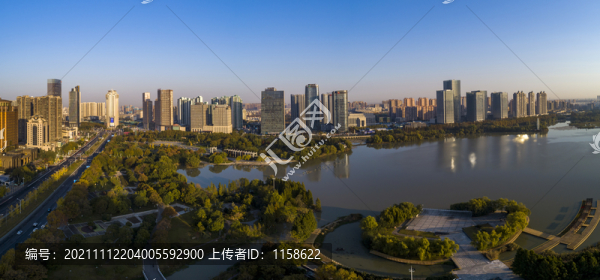 江蘇淮安缽池山公園城市風光
