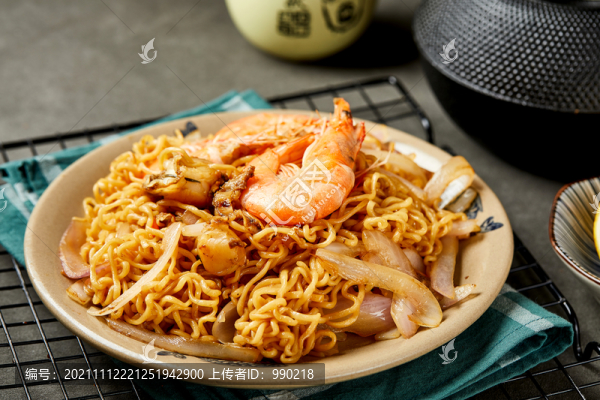 海鮮炒方便面