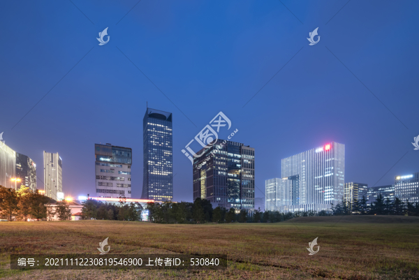 蘇州城市景觀夜色