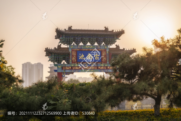 中式園林牌坊