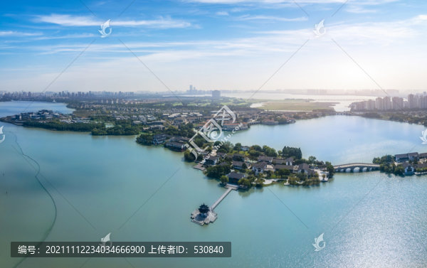航拍蘇州城市景觀
