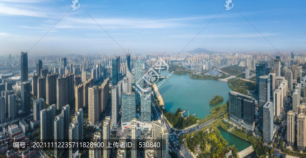 航拍合肥市容市貌