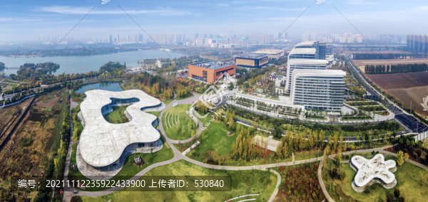 航拍濟寧城市風(fēng)光