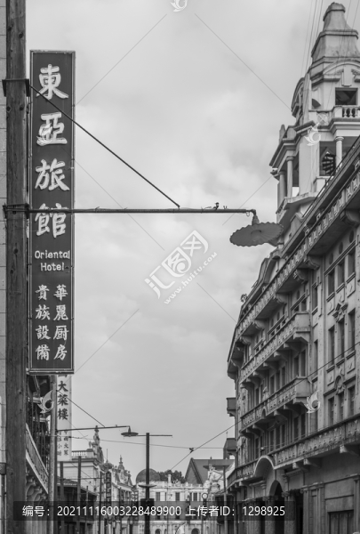 老上海灘街景