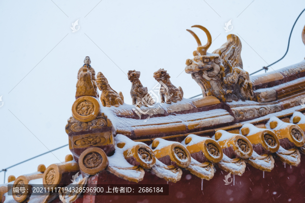 故宮博物院雪景