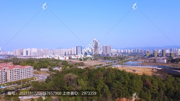 航拍江西吉安國貿(mào)中心大廈