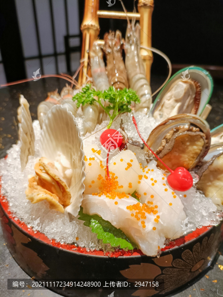 海鮮美食刺身拼盤