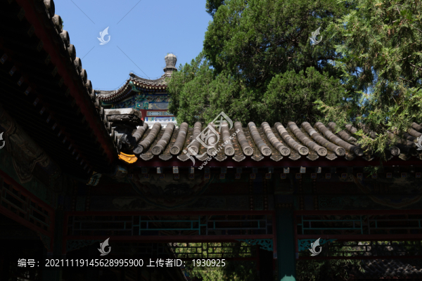 北京頤和園長廊古建筑