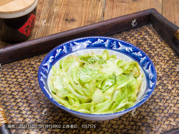手撕包菜美食菜品
