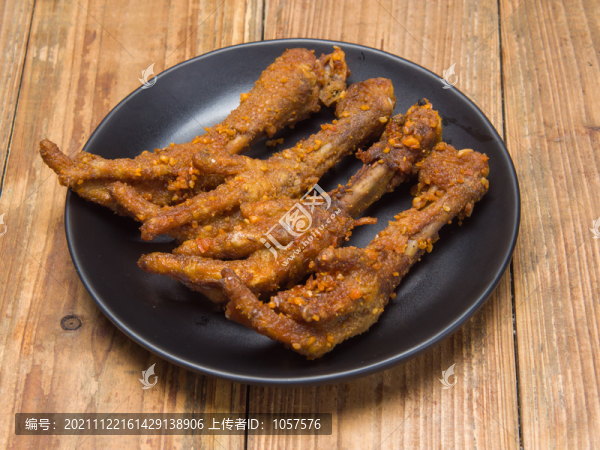 炸雞爪小吃美食