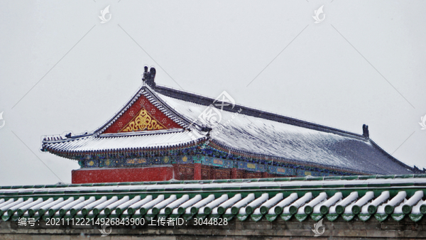天壇雪景