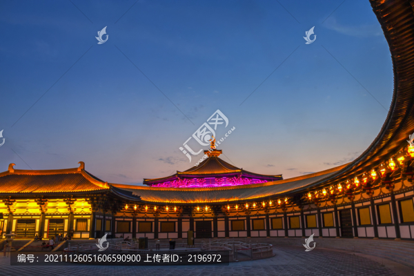 唐城環(huán)殿蒼穹夜色