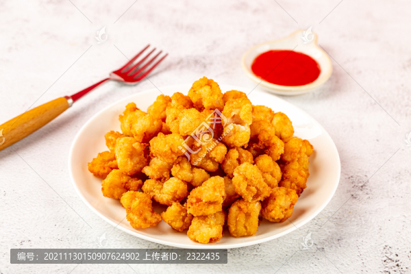 酥脆雞米花