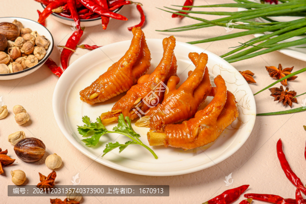 鹵味雞爪