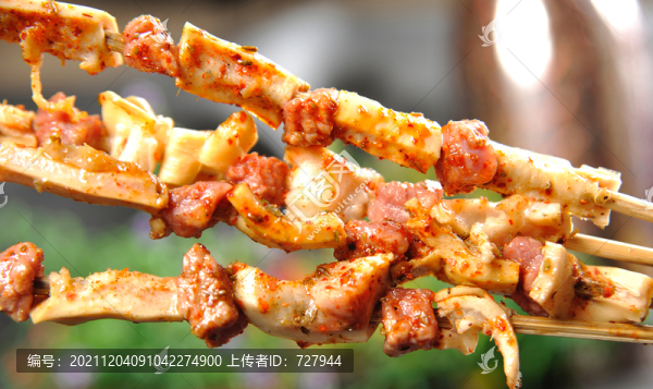 心管夾肉