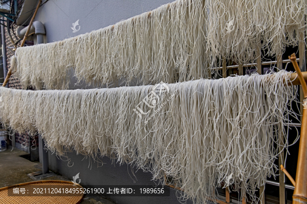 粉條晾曬