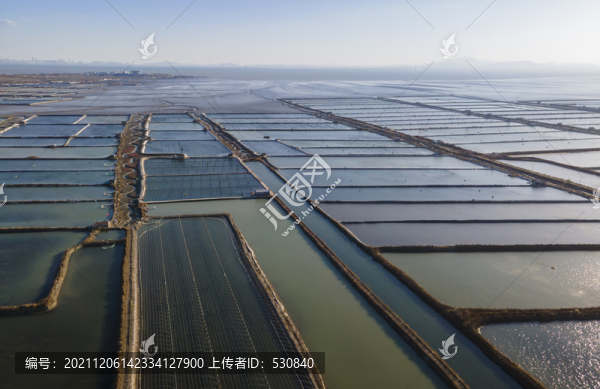 航拍海洋養(yǎng)殖