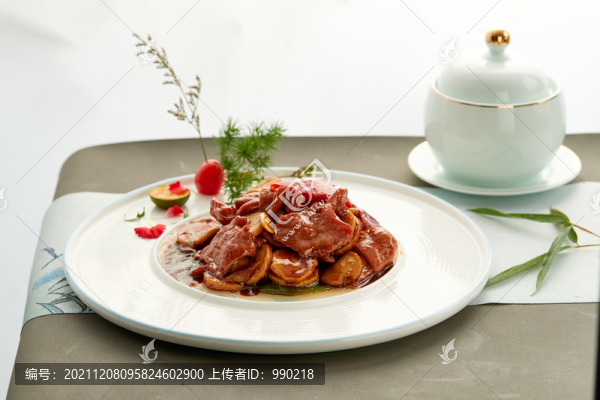 杏鮑菇燒牛柳