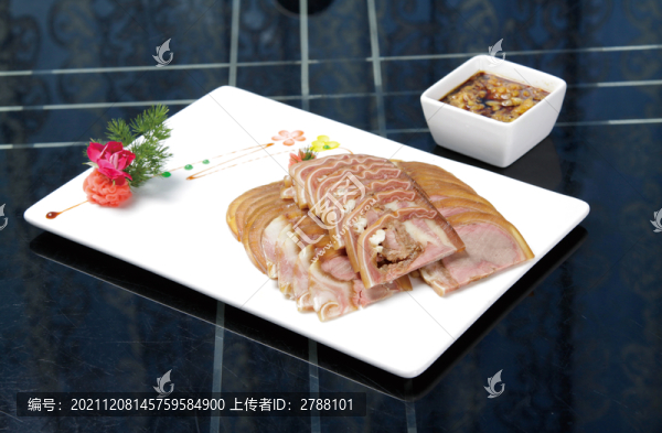 桃仁雪花肉