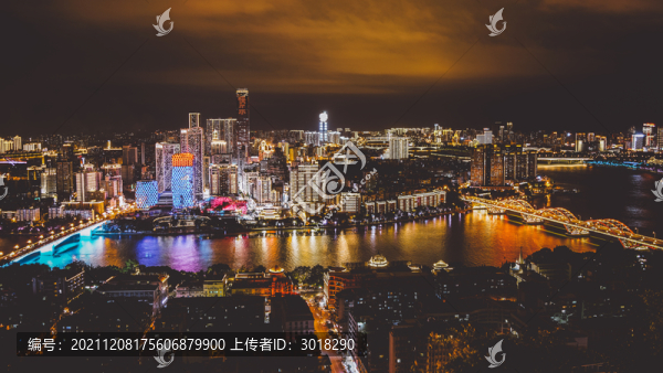 柳州河畔夜景風(fēng)光