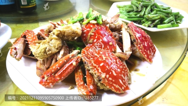 炒花蟹