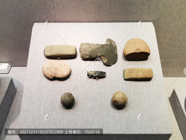 石器工具石球石錘石鑿石斧