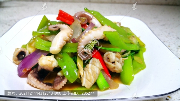 青椒魷魚