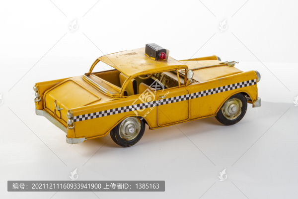復(fù)古黃色老爺車跑車工藝品