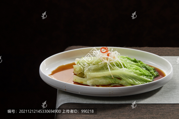 白灼羅馬生菜