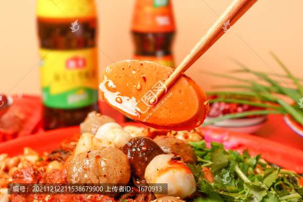 干拌冒菜火腿腸