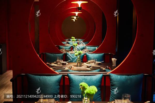 新中式高檔飯店環(huán)境圖