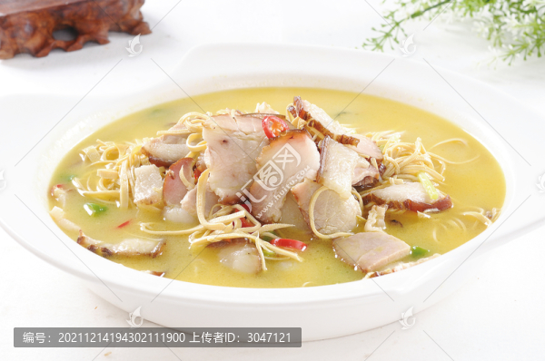 臘肉煮干絲