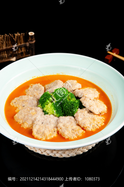 蝦湯蒸肉餅