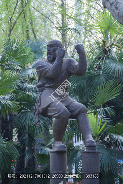 少林功夫招式雕塑十八羅漢雕塑