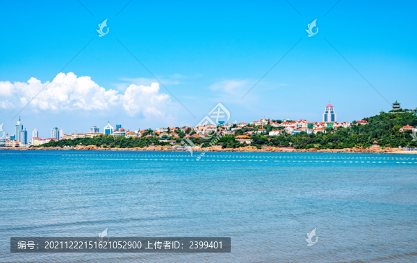 青島八大關(guān)海邊風(fēng)光