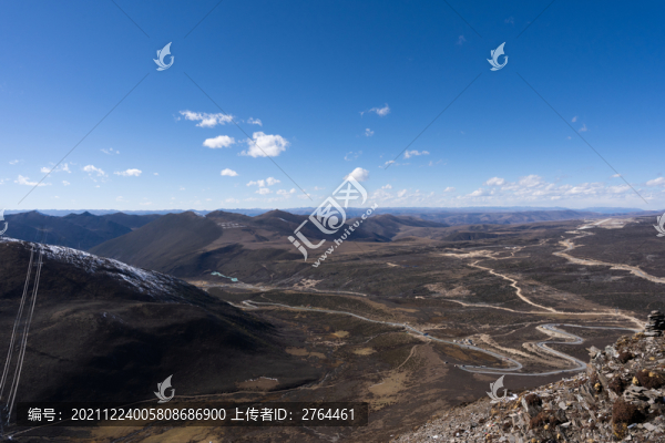 川西折多山的盤山公路