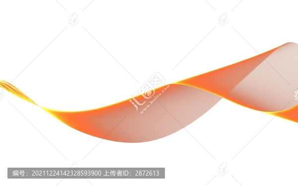 彩色絲帶線條