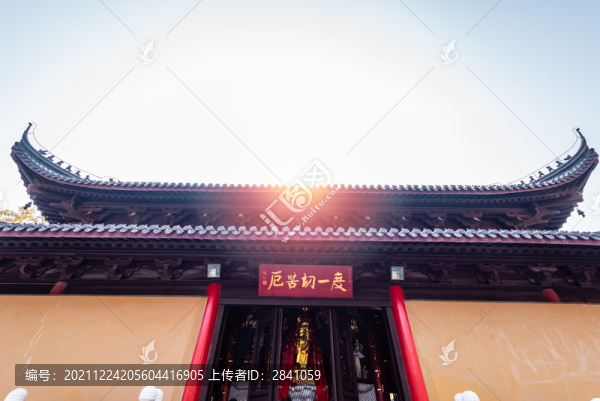 中國(guó)南京靈谷寺的大雄寶殿