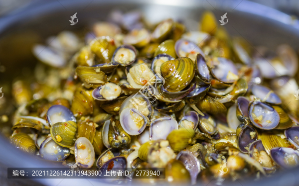 廣東惠州特色菜干撈黃沙蜆