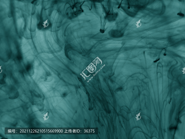 青色水墨線條
