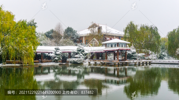 皚皚白雪