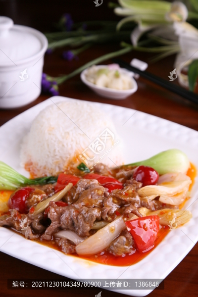 泡椒牛肉飯