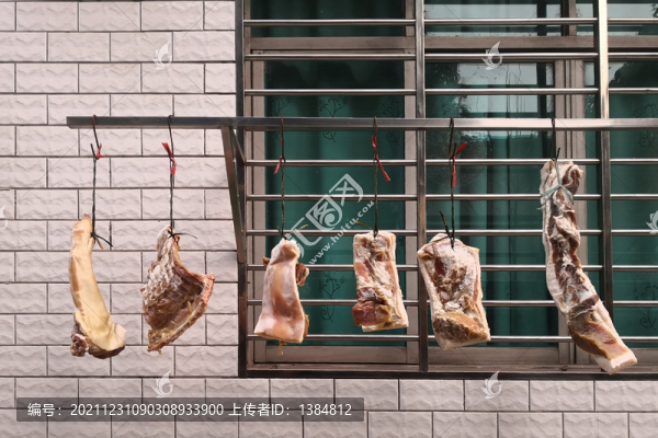 農(nóng)家曬臘肉