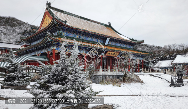 張家界天門山雪景