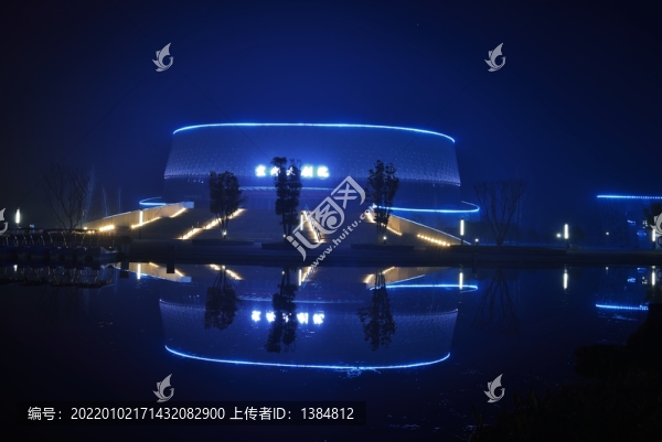 宜都大劇院夜景