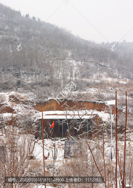 雪后山上的農(nóng)戶