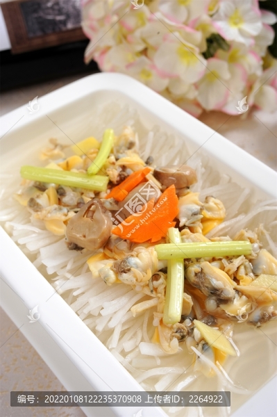 蘿卜絲煮花甲肉